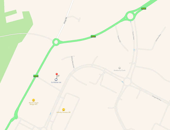 Kings Hill Map